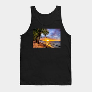 Hawaiian Beach at Sunset Tank Top